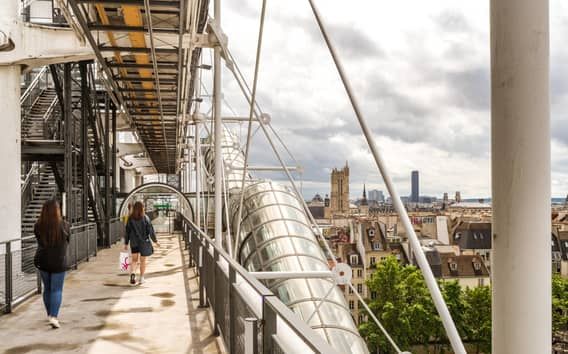 Paris: Eintrittskarte für das Museum der Modernen Kunst im Centre Pompidou